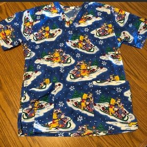 Disney Winnie the Pooh Scrub Top